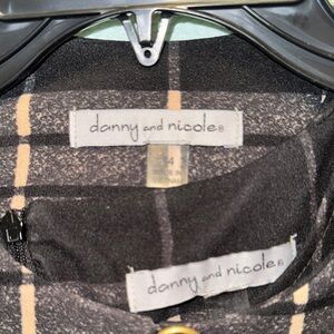 Danny & Nicole Charcoal Plaid Dress